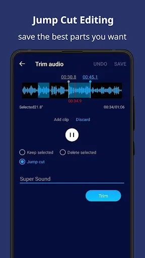 Capturas de pantalla de Music Audio Editor, MP3 Cutter
