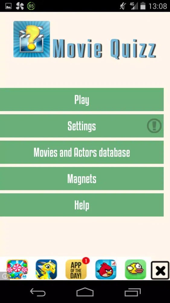 Quizz cinema Screenshots