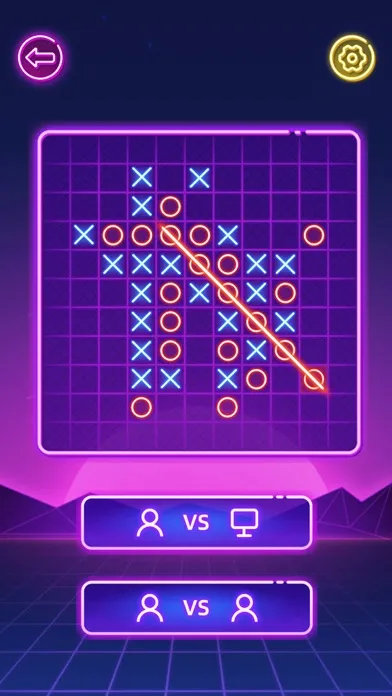 Tic Tac Toe - 2 Player Games سکرین شاٹس