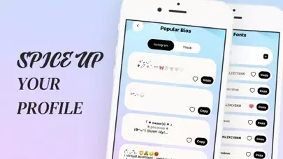 Capturas de tela do Tic Fancy - Cool Fonts Text