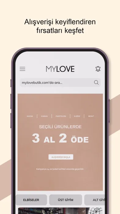 MyLove Butik Ekran Görüntüleri