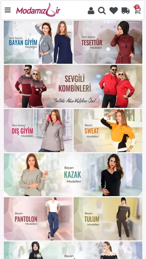 Modamizbir.com سکرین شاٹس