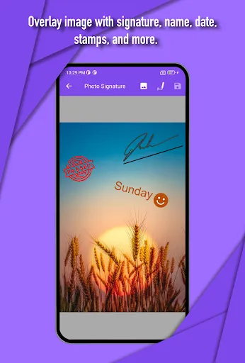 Captures d'écran de Digital Signature