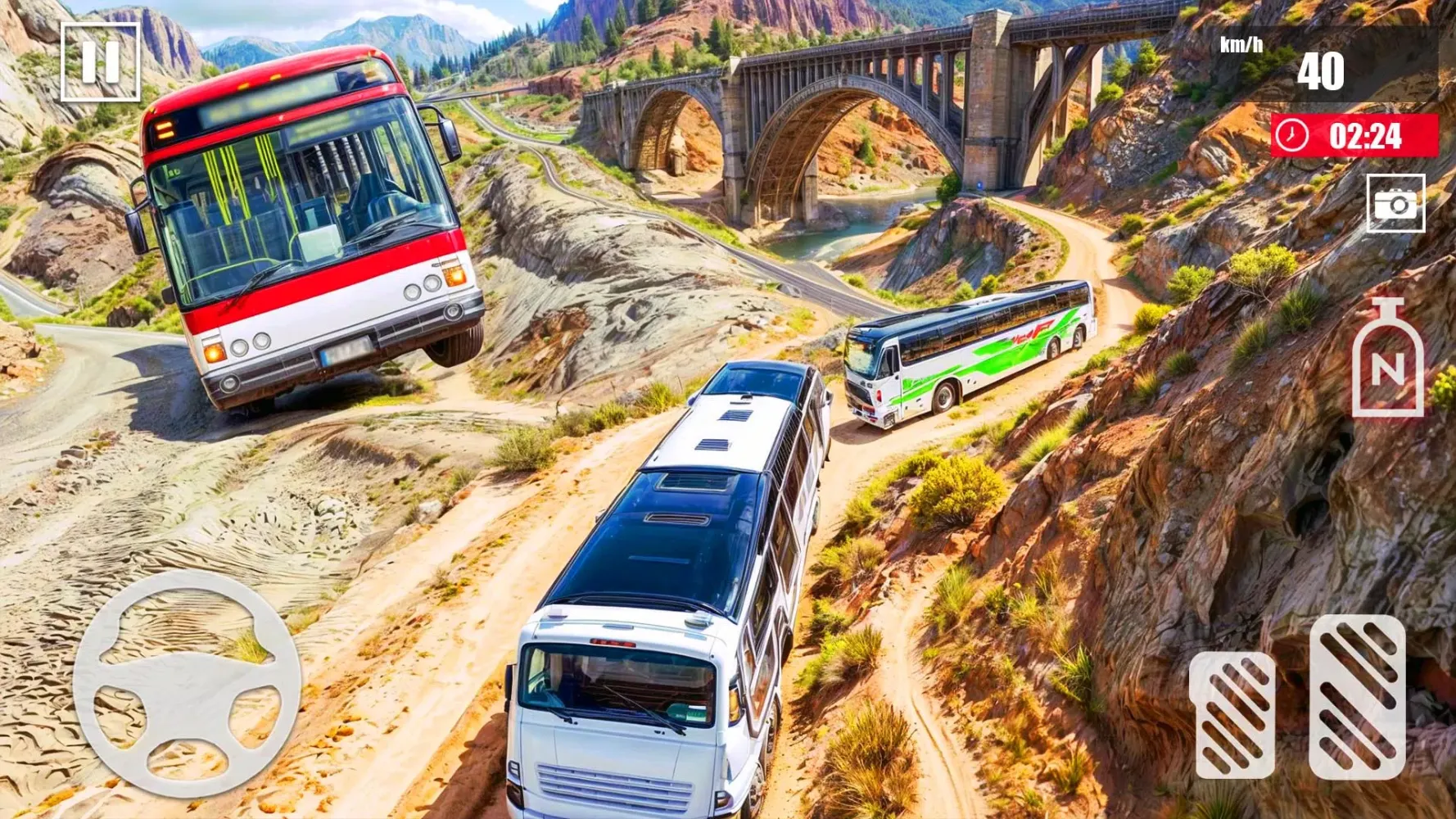 4x4 Offroad Bus Simulator Game スクリーンショット