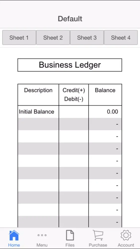 Tangkapan skrin Business Ledger Pro
