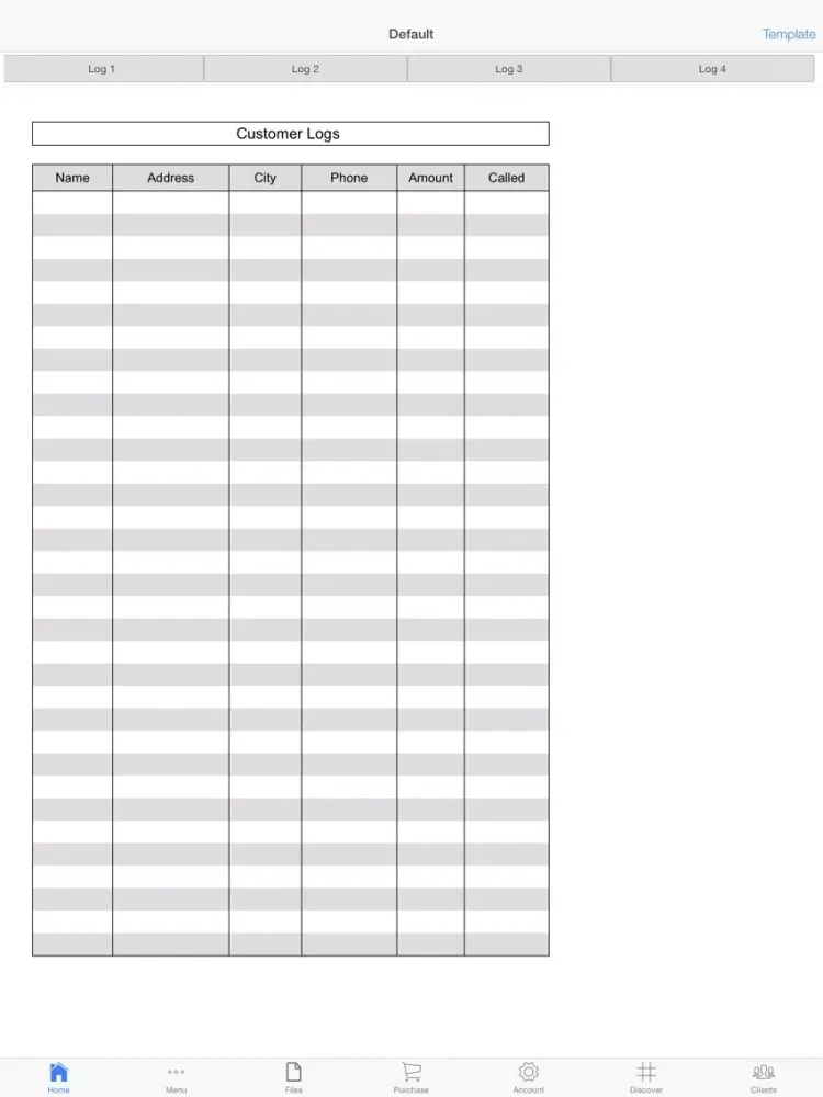 Client List iPad  Screenshots