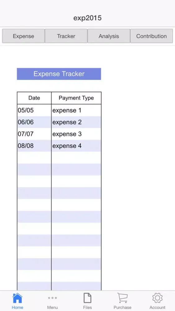 Captures d'écran de Household Expense
