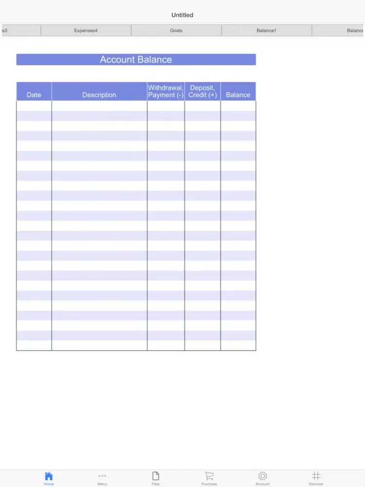 Capturas de pantalla de Money Manager Pro iPad 