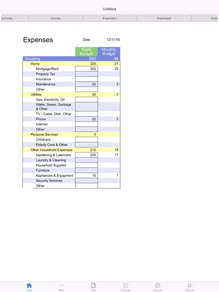 Capturas de pantalla de Money Manager Pro iPad 