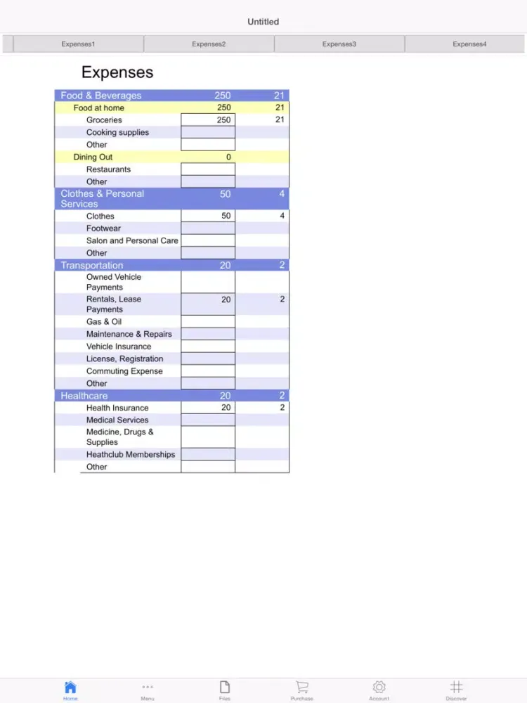 Capturas de pantalla de Money Manager Pro iPad 