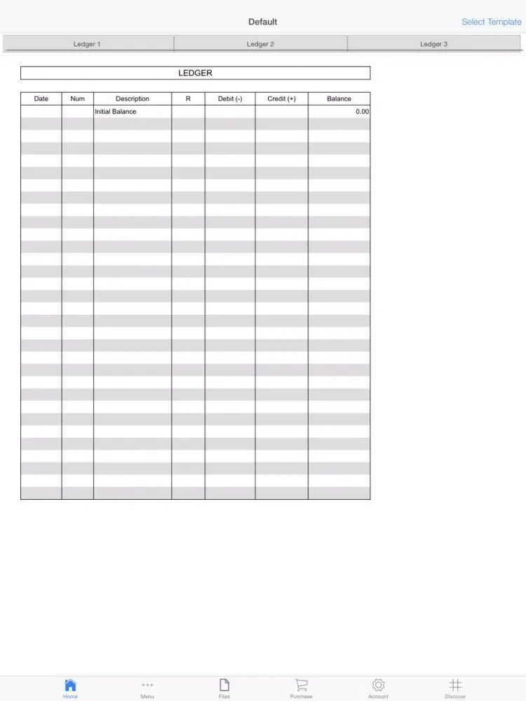 Captures d'écran de Family Ledger iPad 