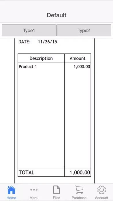 Ảnh chụp màn hình của Purchase Order