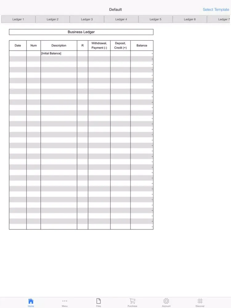 Capturas de pantalla de Business Log Book iPad 