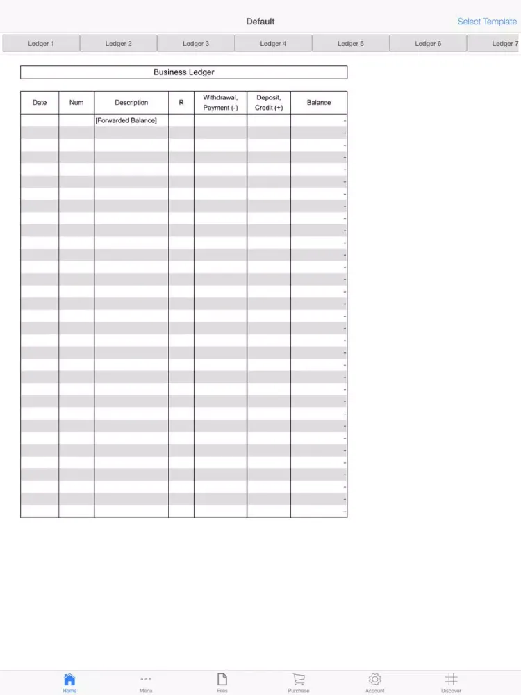 Capturas de pantalla de Business Log Book iPad 