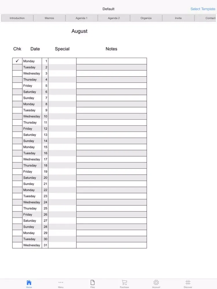 Capturas de pantalla de Business Log Book iPad 
