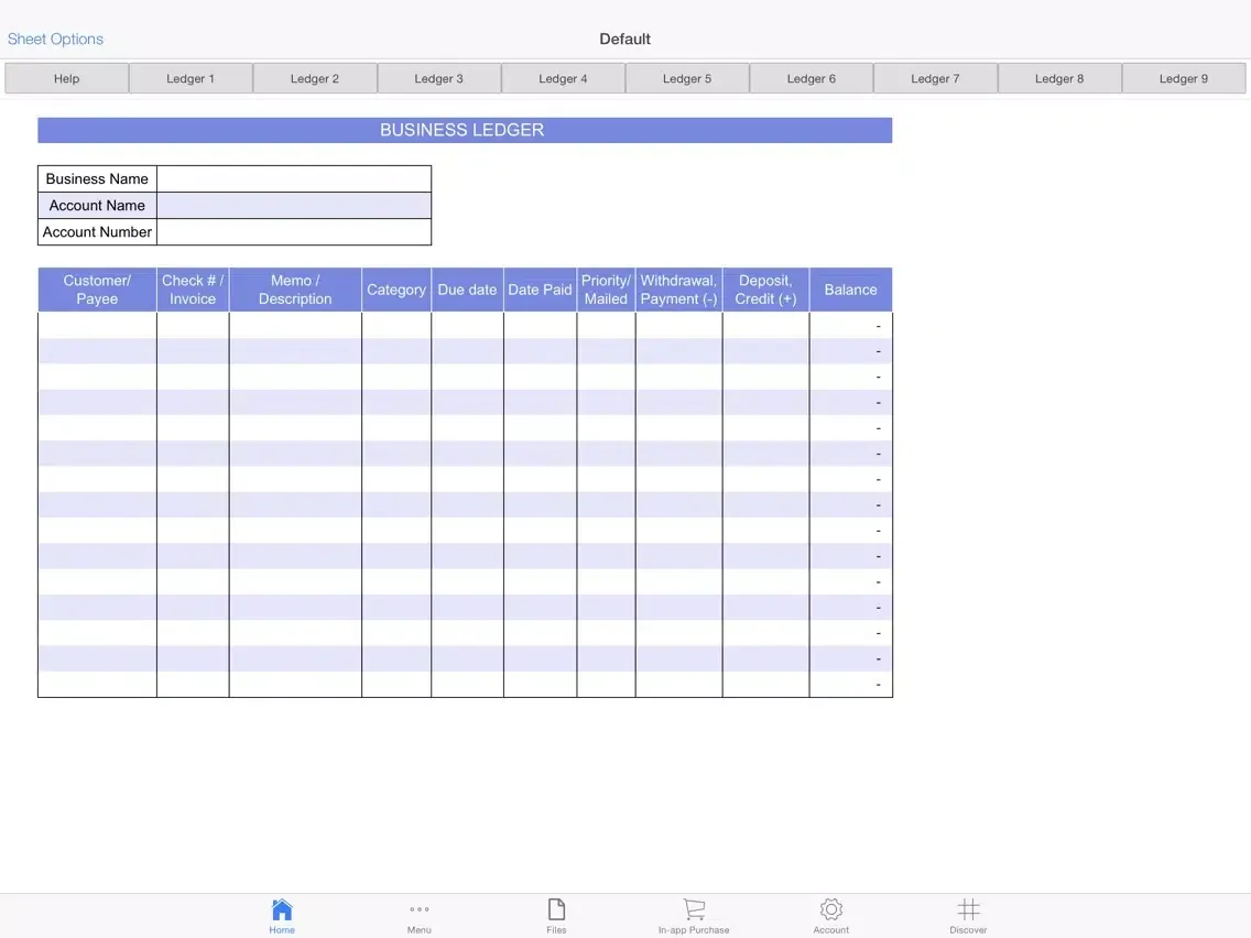 The Ledger iPad  स्क्रीनशॉट