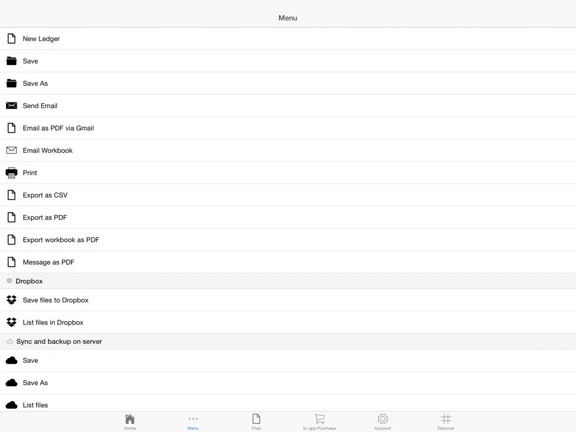 The Ledger iPad  स्क्रीनशॉट