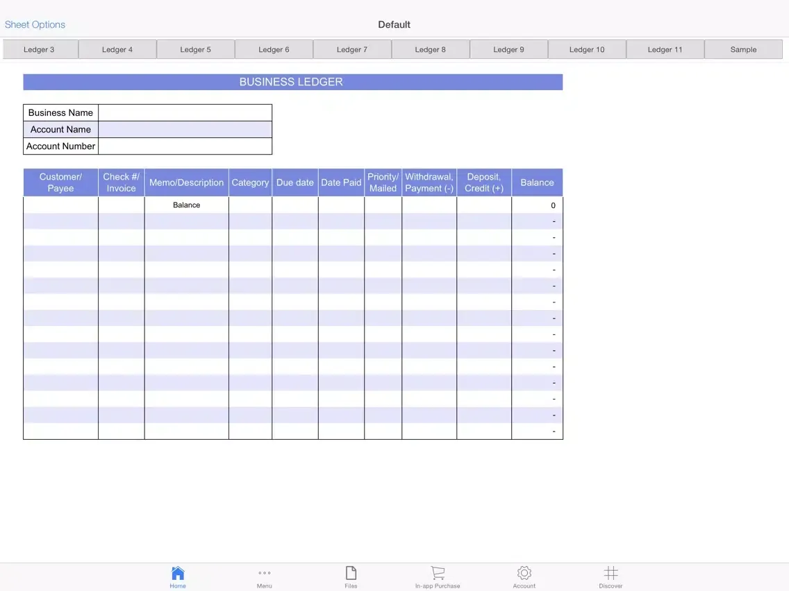 The Ledger iPad  स्क्रीनशॉट