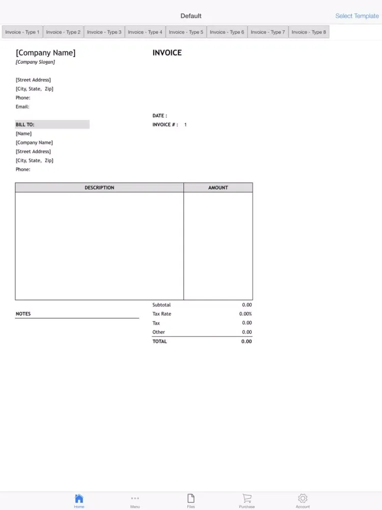 Business Assistant iPad  Screenshots