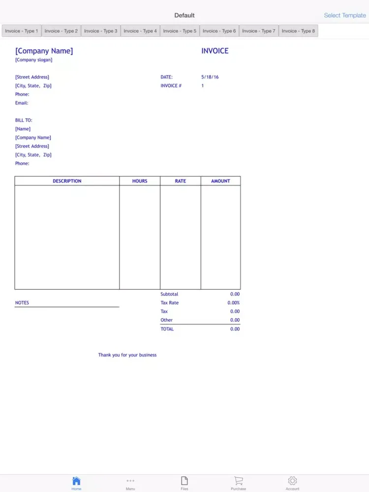 Business Assistant iPad  Screenshots