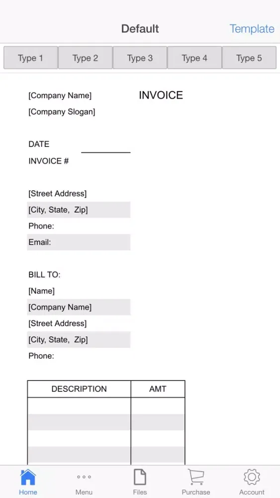 Business Assistant Screenshots