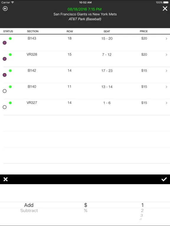 Скриншоты Ticket Attendant Mobile iPad 