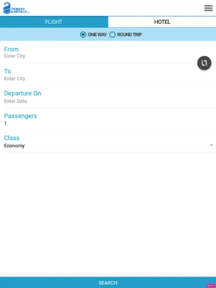تصاویر Ticketsandhotels iPad 