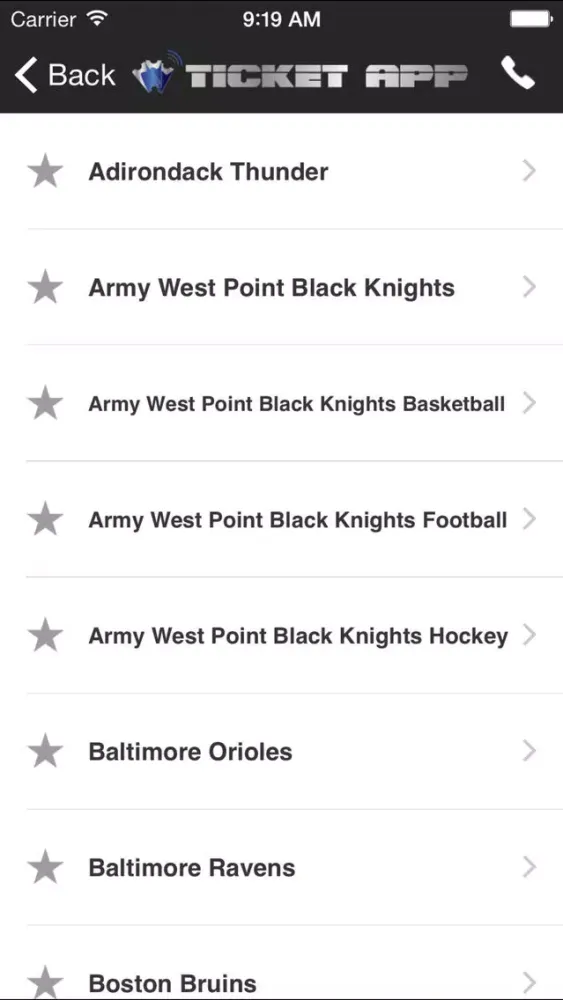 TICKET APP - Sports Tickets 스크린샷