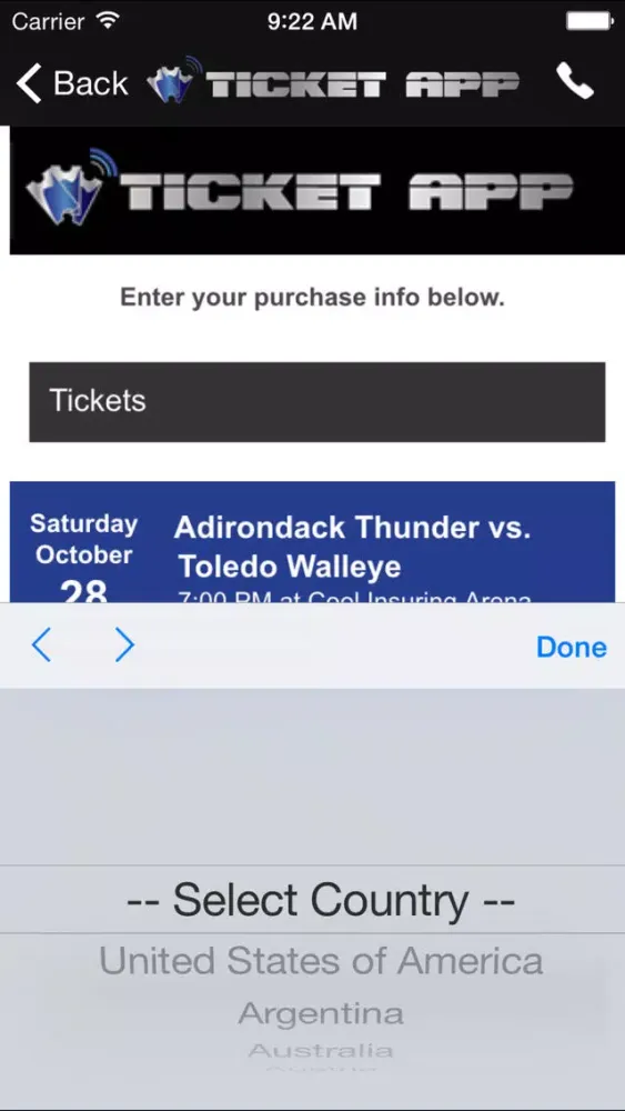 TICKET APP - Sports Tickets 스크린샷
