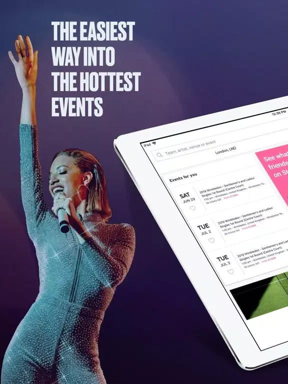 StubHub - Tickets iPad 应用截图