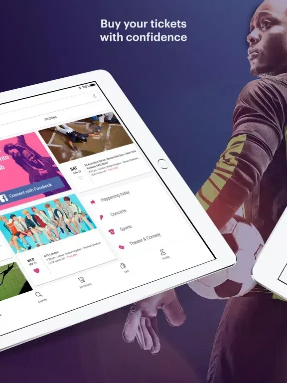 StubHub - Tickets iPad 应用截图