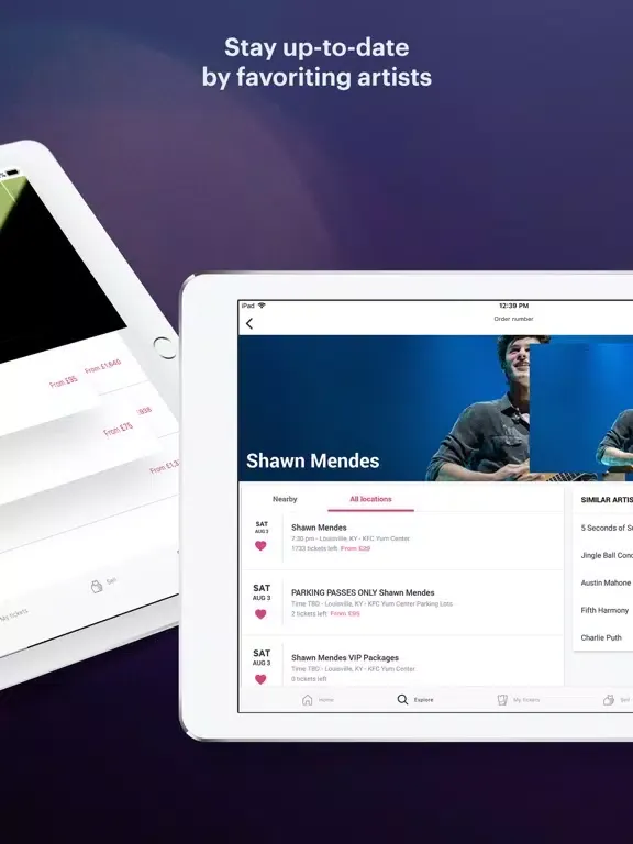 StubHub - Tickets iPad 应用截图