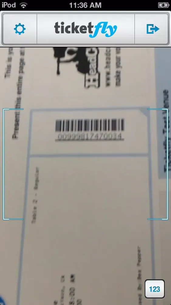 Ticketfly Scanner स्क्रीनशॉट