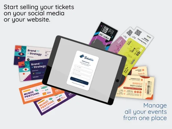 تصاویر Ticketiin - Ticketing System iPad 
