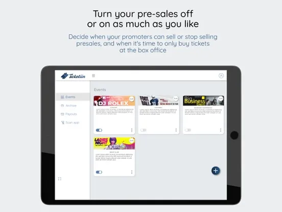 تصاویر Ticketiin - Ticketing System iPad 