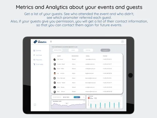 تصاویر Ticketiin - Ticketing System iPad 