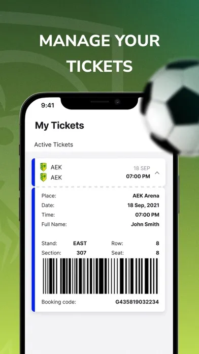 AEK TICKETS Screenshots
