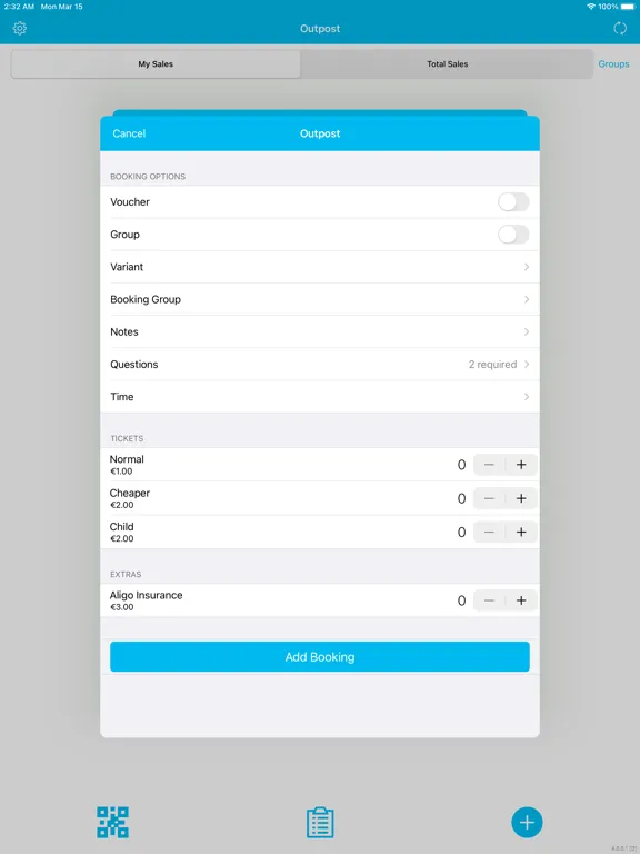 TicketingHub Outpost iPad  स्क्रीनशॉट