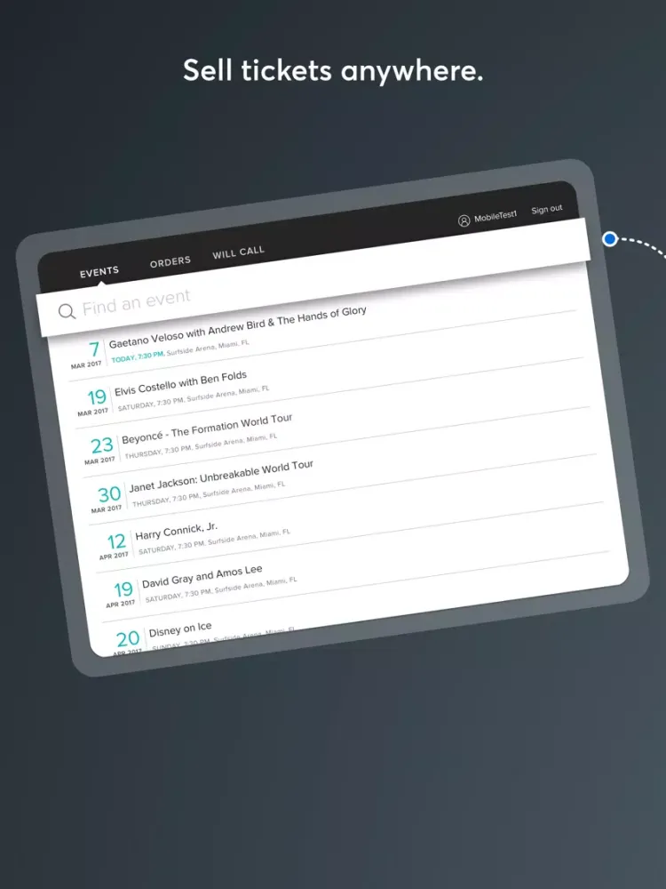TM1 Sales iPad  Screenshots