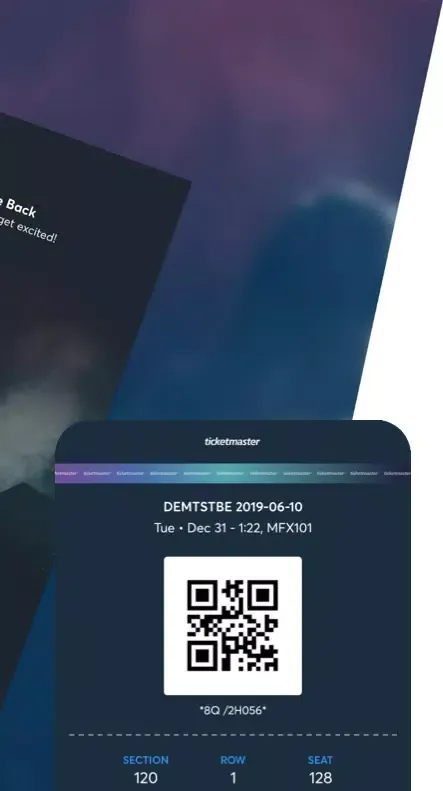 Ticketmaster Ekran Görüntüleri