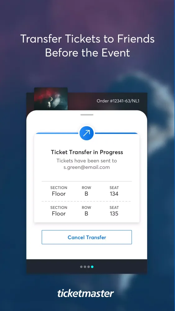 Ticketmaster Ekran Görüntüleri