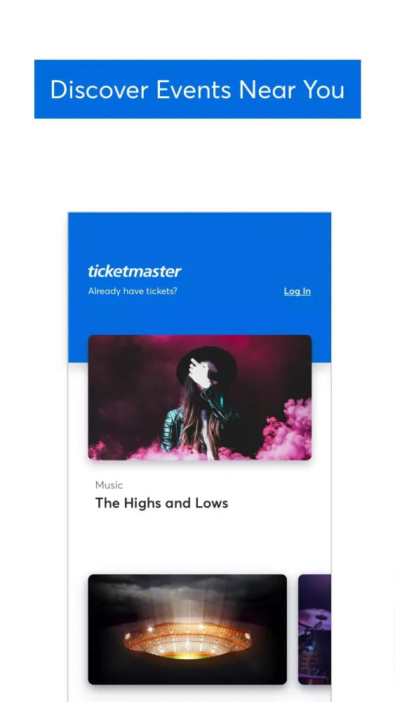 Ticketmaster Ekran Görüntüleri