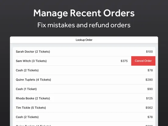 TicketSpice Box Office 2.0 iPad  Screenshots