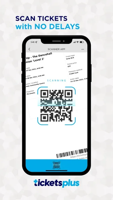 TicketsPlus Ticket Scanner Screenshots