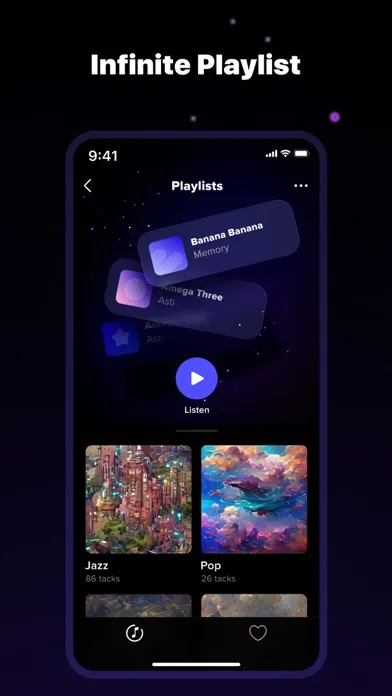 Gradient Music: AI-Generated スクリーンショット