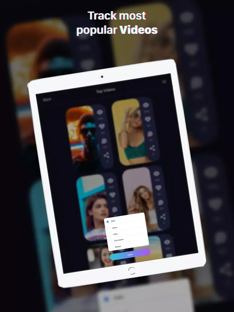 صور TikTracker - for Tik Tok iPad 