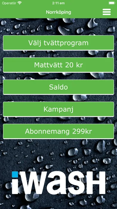 ภาพหน้าจอของ iWASH Norrköping
