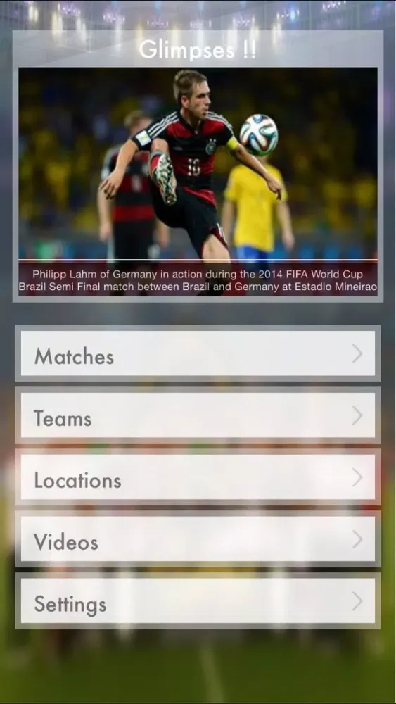 Football 2014. Ekran Görüntüleri
