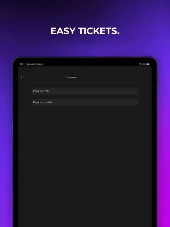 Tickr - Live In Seconds iPad  Screenshots