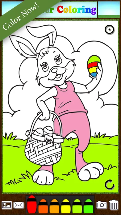 Easter Bunny Eggs ColoringBook FREE Ekran Görüntüleri